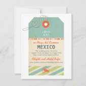 荷物タグヴィンテージ宛先救結婚式日 セーブザデート (裏面)