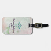 荷物タグ与えのハート ラゲッジタグ (正面横)