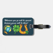 荷物タグ付き引用文 – 背面を参照 ラゲッジタグ (裏面横)