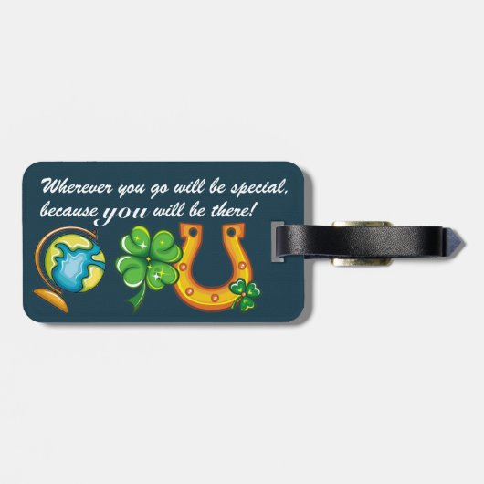 荷物タグ付き引用文- SRF ラゲッジタグ (裏面横)