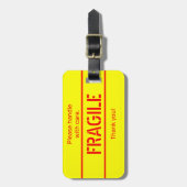 荷物タグ付き編気に集可能ハンドル ラゲッジタグ (正面縦)