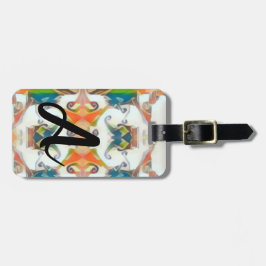 荷物タグ名アドレス電話番号モノグラム ラゲッジタグ