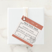 荷物タグ日付の保存 フェイバータグ (インサイチュ)