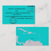 荷物タグ結婚の挿入 エンクロージャーカード (正面/裏面)