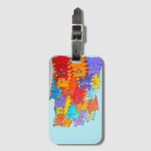 荷物タグ004 - Cat Pack ラゲッジタグ (正面縦)