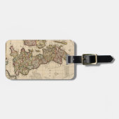 荷物タグ – イギリスのヴィンテージマップ ラゲッジタグ (正面横)