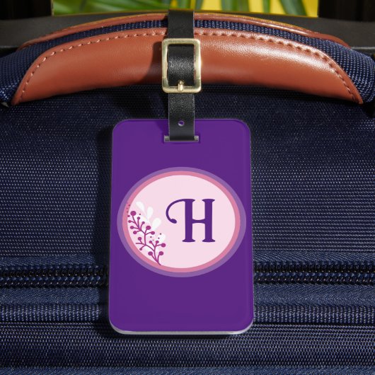 荷物タグ – イニシャルの追加 ラゲッジタグ (正面インサイチュ2)