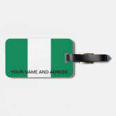 荷物タグ（ナイジェリア国旗） ラゲッジタグ (裏面横)