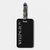 荷物タグ – バッグ、ブリーフケース、トートラベル ラゲッジタグ (裏面縦)