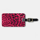 荷物タグ/ヒョウ印刷 ラゲッジタグ (正面横)