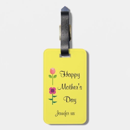 荷物タグ – ママ愛してる! ラゲッジタグ (裏面縦)