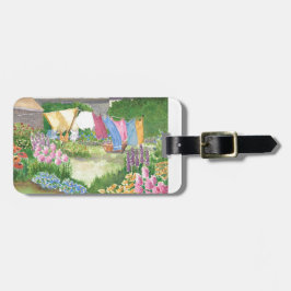 荷物タグ=モネガン島キャシーのランドリー ラゲッジタグ