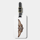 荷物タグ – モーターサイクルラベル ラゲッジタグ (正面縦)