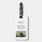 荷物タグ ラゲッジタグ (裏面縦)