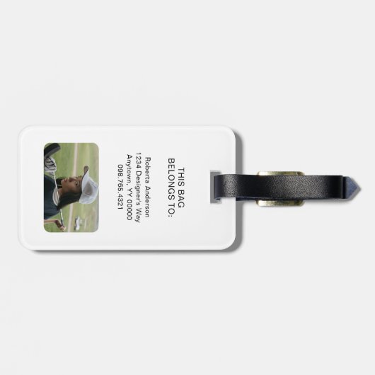 荷物タグ ラゲッジタグ (裏面横)