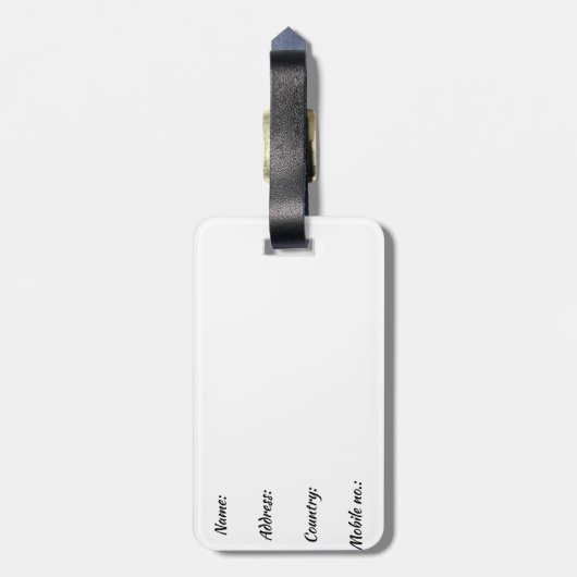 荷物タグ ラゲッジタグ (裏面縦)