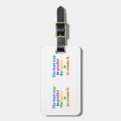 荷物タグ ラゲッジタグ (正面縦)