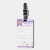 荷物タグ ラゲッジタグ (正面縦)