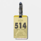 荷物タグ ラゲッジタグ (裏面縦)