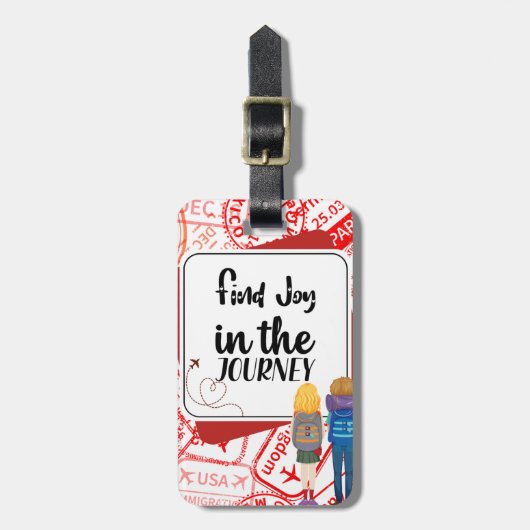 荷物タグ ラゲッジタグ (正面縦)