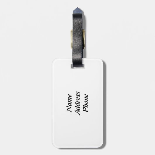 荷物タグ ラゲッジタグ (裏面縦)