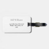 荷物タグ ラゲッジタグ (裏面横)