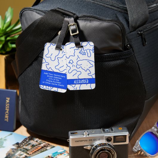 荷物タグ ラゲッジタグ (正面&裏面)