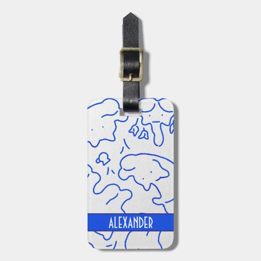 荷物タグ ラゲッジタグ (正面縦)