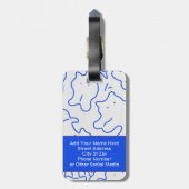 荷物タグ ラゲッジタグ (裏面縦)