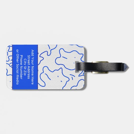 荷物タグ ラゲッジタグ (裏面横)