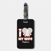 荷物タグ ラゲッジタグ (裏面縦)