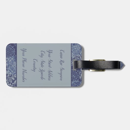 荷物タグ ラゲッジタグ (裏面横)