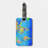 荷物タグ – ワールドマップ ラゲッジタグ (裏面縦)