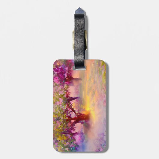 荷物タグ、両面 ラゲッジタグ (裏面縦)