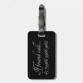 荷物タグ – 新婚Mr. & Mrs. ラゲッジタグ (裏面縦)