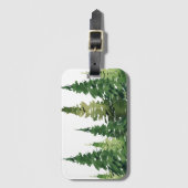 荷物タグ – 水彩フォレスト ラゲッジタグ (正面縦)