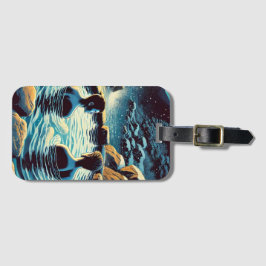 荷物タグ – 温泉の若い男性 ラゲッジタグ