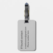 荷物タグ – 繰り返しモノグラム ラゲッジタグ (裏面縦)