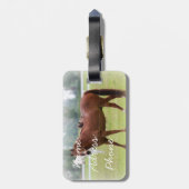 荷物タグ/馬 ラゲッジタグ (裏面縦)