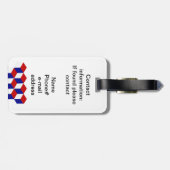 荷物タグ – 3次元イリュージョン ラゲッジタグ (裏面横)