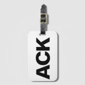 荷物タグ ACK ラゲッジタグ (正面縦)