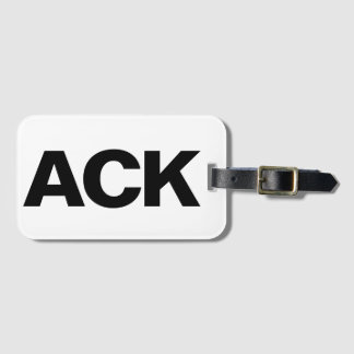 荷物タグ ACK ラゲッジタグ
