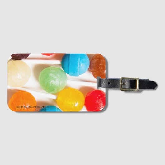荷物タグ： dum dums ラゲッジタグ (正面横)