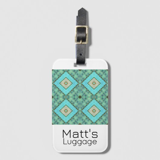 荷物タグ – Jo Imagesによる建築パターン ラゲッジタグ (正面縦)