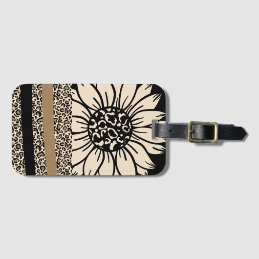 荷物タグ： Sunflower Safari ラゲッジタグ (正面横)