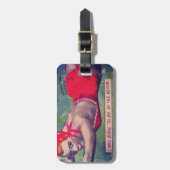 荷物タグIは生まれビーチに来た ラゲッジタグ (正面縦)
