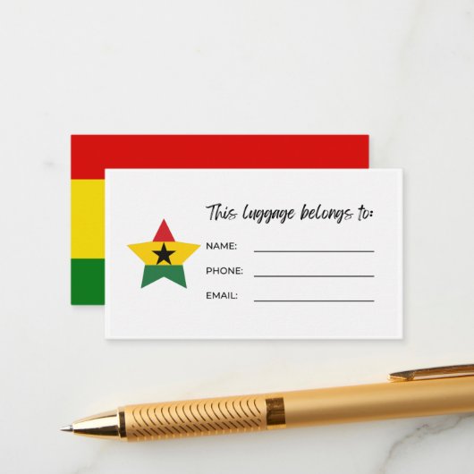 荷物タグIDカード エンクロージャーカード (正面/裏面インサイチュ)