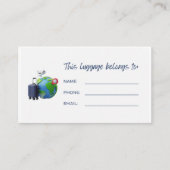 荷物タグIDカード エンクロージャーカード (正面)