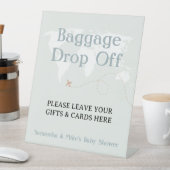 荷物ドロップオフギフト&カード旅行ベビーシャワー 台座サイン (インサイチュ)