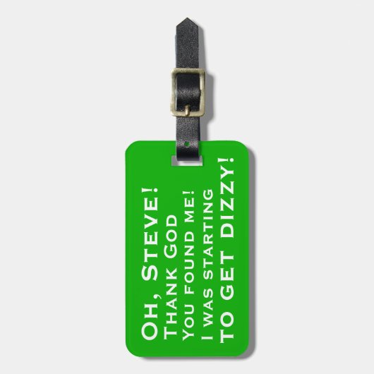 荷物パーソナライズされたタグを見つけた ラゲッジタグ (正面縦)